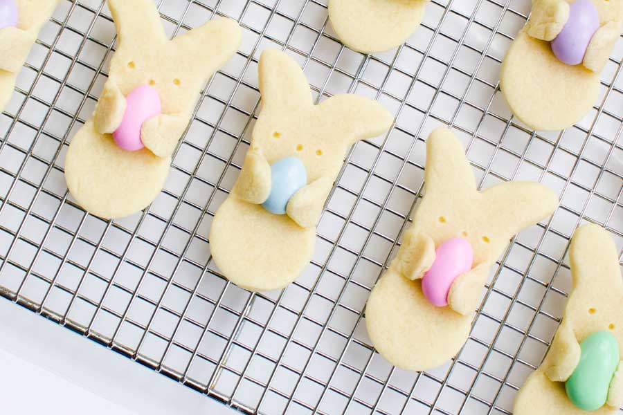 easter bunny cookies