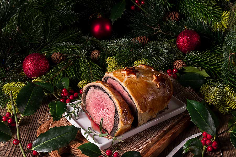 European Christmas flavour - Beef Wellington