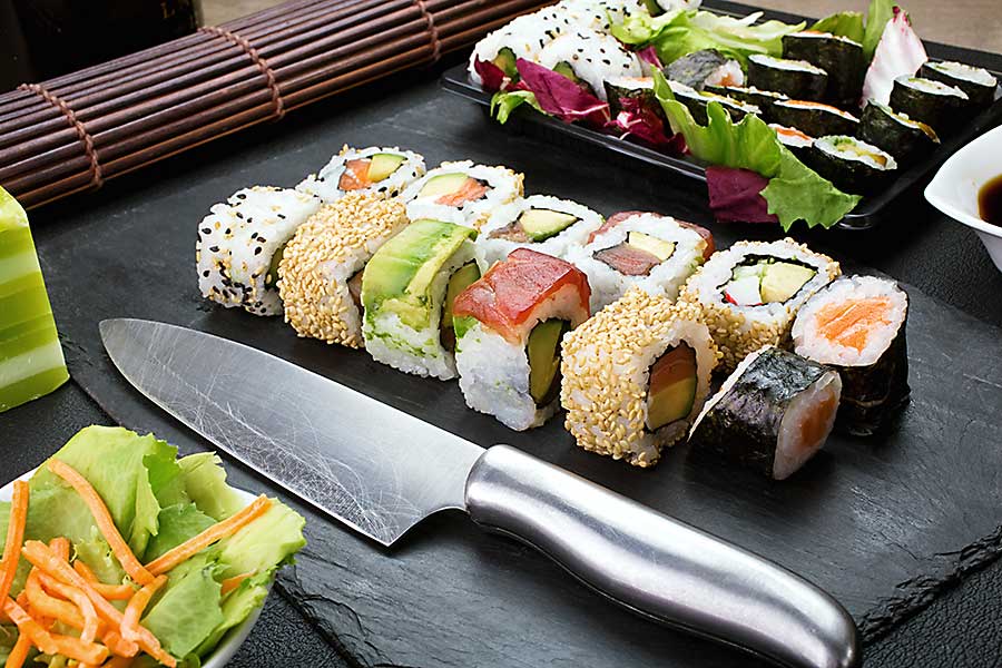 Japanese cuisine - sushi plate