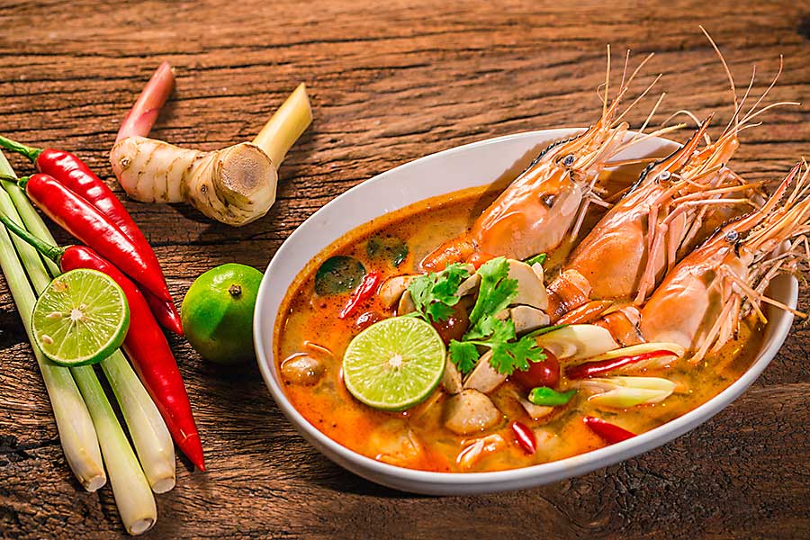 Tom Yum Goong - Thai hot spicy soup