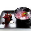 Modern art-cuisine for business meeting and lunch