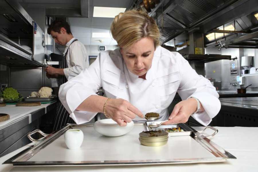 French female chef helene darroze