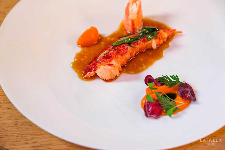 French famle chef helene darroze's signature dish the tandoori lobster