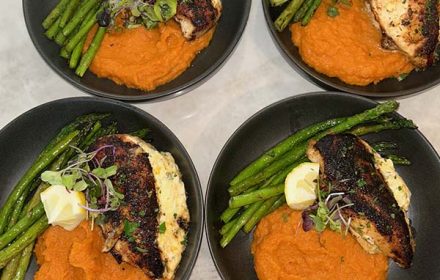 Chef Johnene Breaux Fish with Asparagus and Puree