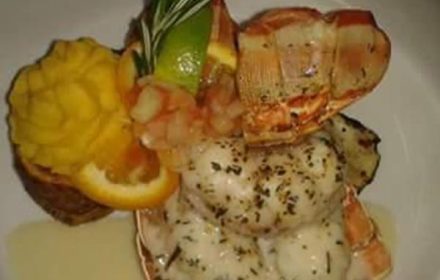 Chef Cindy Bodie Lobster with Roasted Mash Dish