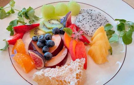 Chef Mary Wills Montauk Long Island Fruit Plate