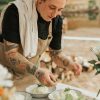 Chef Isabel Gariepy Plating For A Private Event