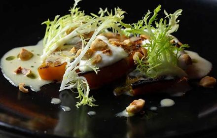 Chef Jonathan Barone Persimmon Salad Signature Dish