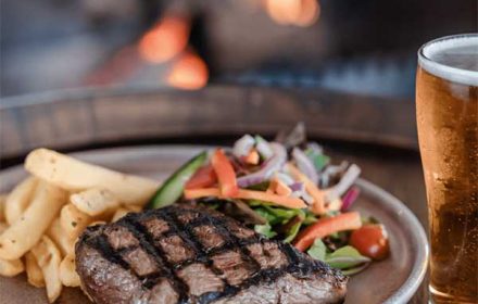 Chef Viktor Lui Steak Dish With Fries And Salad