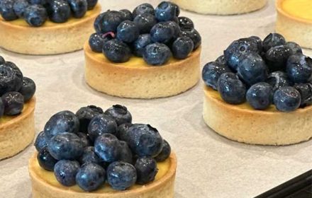 Chef Jeremy Michael Clark Blueberry Custard Tart