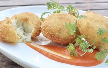 Chef Mohan Kulasingam Arancini, Sicilian Style Street Food