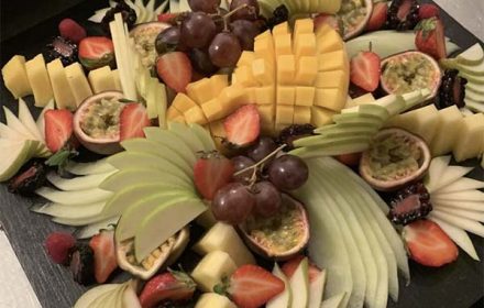 Chef Alessio Reitano Fruit Platter Dish