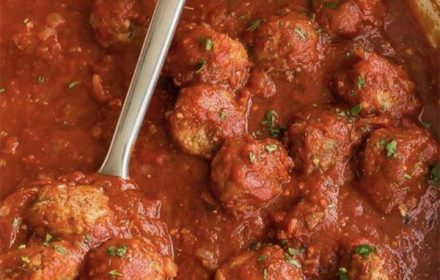 Chef Alessio Reitano Italian Meatball Dish