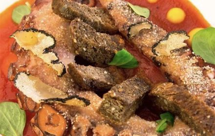 Chef Amerigo Capria Haute Style Octopus Dish