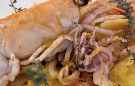 Chef Amerigo Capria Seafood Lobster And Octopus Dish