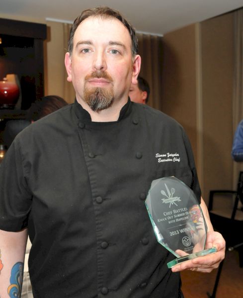 Chef Simon Zatyrka Chef Battle winner