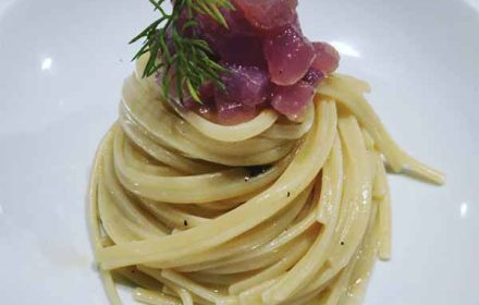 Chef Carmelo Bascetta Bluefin Tuna Pasta