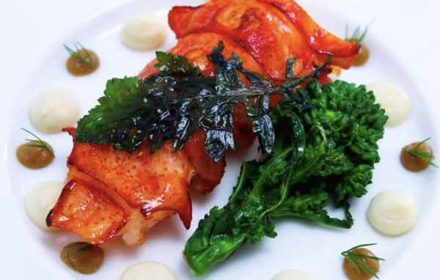 Chef Carmelo Bascetta Lobster With Rapini And Cauliflower