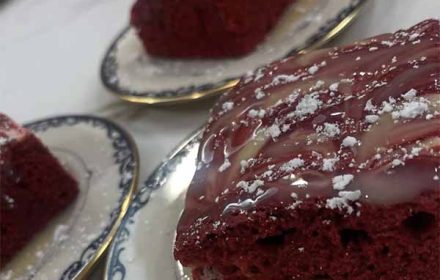 Chef Deshawn Toppin Red Cake Dessert