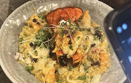 Chef Fabian Qazimi Lobster Seafood Risotto
