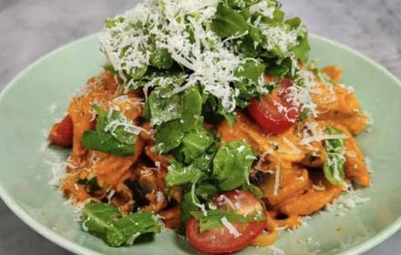 Chef Firoj Khan Creamy Marinara Penne Paste With Spicy Chicken