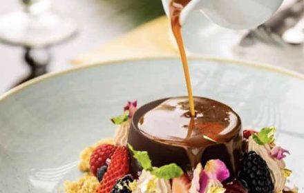 Chef Firoj Khan Salted Caramel Dish