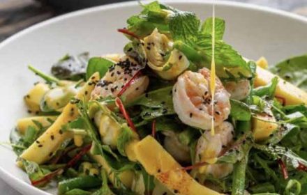 Chef Firoj Khan Shrimp Salad Dish
