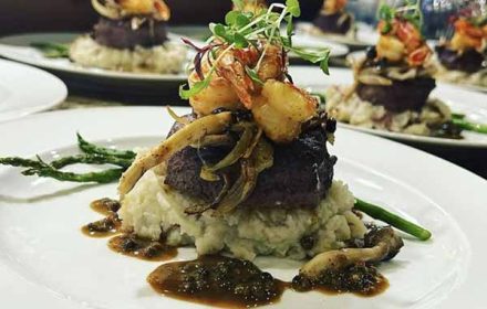 Chef Jamila Bowen Private Dining Steak, Potato Mash, And Asparagus