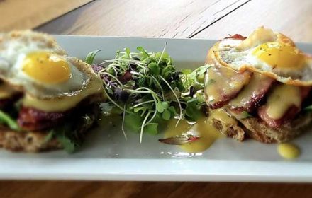 Chef Joshua Dean Eggs Benedict Dish