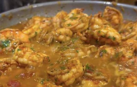 Chef Sandra Batiste BSK Shrimp Dish