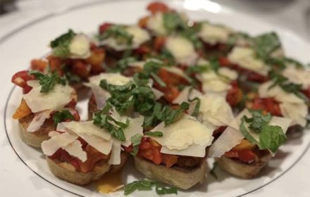 Chef Angela Blanchard Italian Canapes Dish