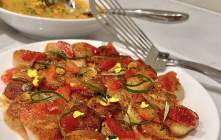 Chef Christina Gray Scallops Dish