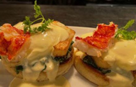 Chef Deborah Silva Eggs Benedict Dish