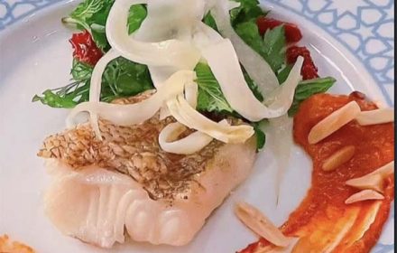 Chef Hazem Alhamwi Salmon Dish