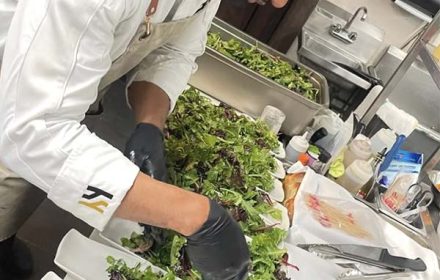 Chef Howard Seivright Private Chef Salad Cooking