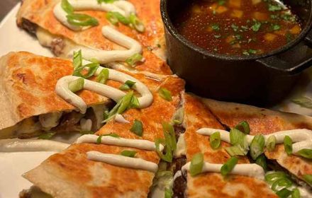 Chef Joshua Applegate Quesadilla Dish