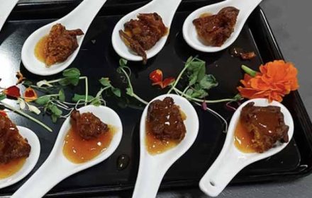 Chef Julian Lipski Private Dining Canapes Dish