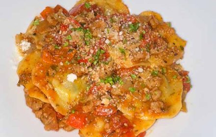 Chef Kai Smith Italian Ravioli Dish