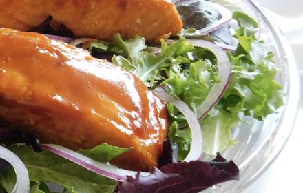 Chef Leslie Simons Seafood Salad Dish