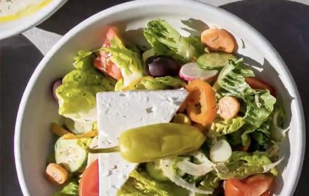 Chef Linas Zymantas Greek Salad