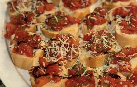 Chef Stephen Ingber Canapes Dish