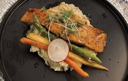 Chef Valencia James Salmon Dish