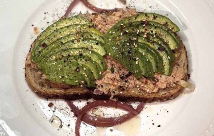 Chef Valencia James Sourdough With Avocado