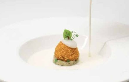 Chef Wesley Alene Arancini Fine Dining Dish