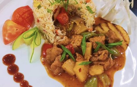 Chef Abdul Nawaz Sweet And Sour Fish With Fried Rice