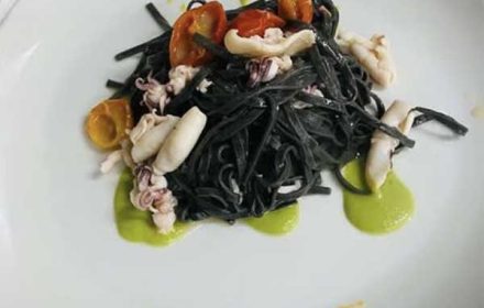 Chef Andrea Caietti Italian Black Pasta