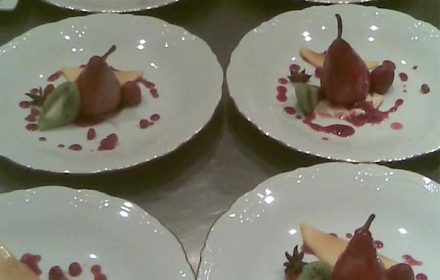 Chef Bassam Amer Pear Salad Dish