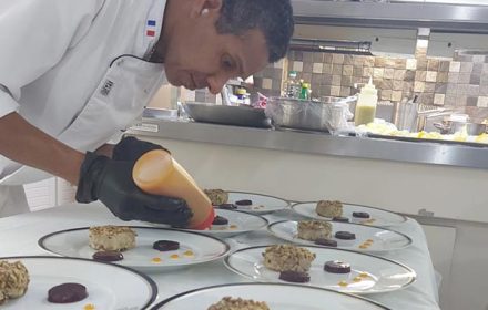 Chef Dominique Benihoud Private Chef Plating Dishes
