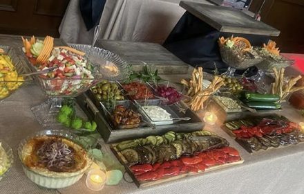 Chef Jorge Ramos Buffet Catering Table