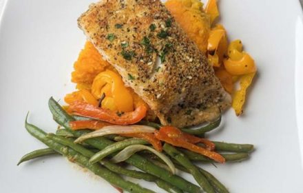 Chef Kai Smith Salmon Dish